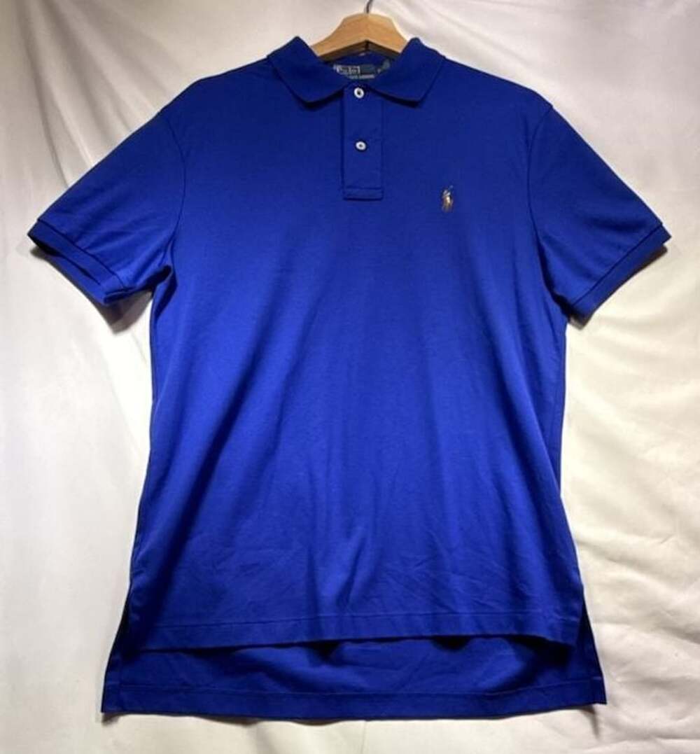 Polo Ralph Lauren Men's Pima Soft Touch Blue Polo Shirt